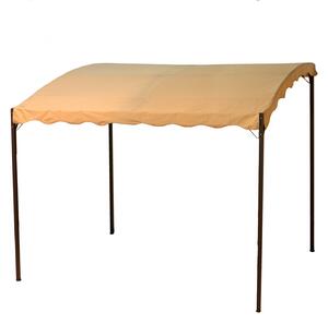 Pergola da Giardino in Acciaio 2,5x3m Georgia Beige