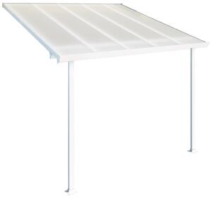 Pergola da Giardino in Alluminio 3x3,05m Onduline Emilia Bianco/Bianco