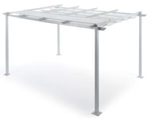 Pergola da Giardino Retrattile 3x4 m in Alluminio Taddei SUG S Bianca