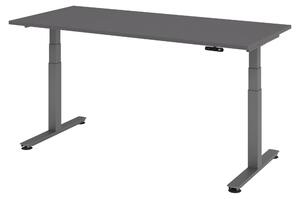 Scrivania elettrica bümö XDSM - Finitura: grafite, struttura: grafite, dimensioni: 180 x 80 cm