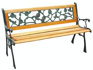 Panca da Giardino in Ferro e Legno Soriani