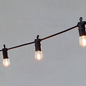 Markslöjd Ghirlanda luminosa LED VIBE, complemento, 15 luci, IP44 Vibe, dimmerabile, Nero, Plastica