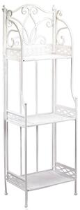 Scaffale per Piante in Metallo 3 Piani 35x31H124cm Aprilia Beige