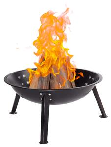 Stufa Braciere Grill a Legna o Carbone da Esterno Qlima FFGW4068 Nero