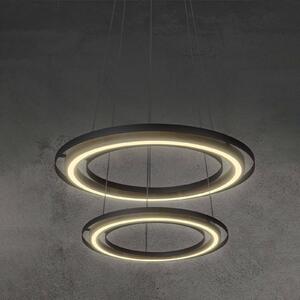 NOWA GmbH Lampada LED a sospensione Rilas con anelli 2 luci