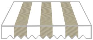 Tenda da Sole a Caduta 2x2,5m Tessuto in Poliestere Disegno P2004