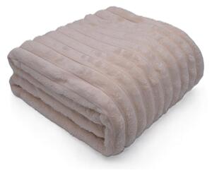Coperta beige 150x200 cm Stripe – My House