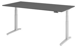 Scrivania elettrica bümö XBHM - Struttura: argento, decorazione: grafite, dimensioni: 200 x 100 cm