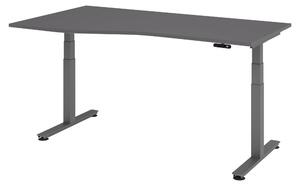 Scrivania elettrica bümö XDSM - Decorazione: grafite, struttura: grafite, dimensioni: 180 x 100 cm