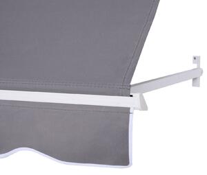 Tenda da Sole Avvolgibile 70x122 cm Gelso Grigio