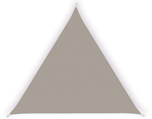 Tenda a Vela Ombreggiante Triangolare 3,6x3,6x3,6m in Poliestere Tortora