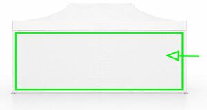 Parete laterale 6 m per gazebo pieghevoli ALU 3x6 m – PVC 450 g/m², impermeabile - Bianco