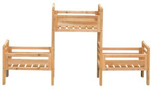 Portapiante Modulare 3 Livelli 50,8x22,8x40,6 cm in Legno di Abete Giallo