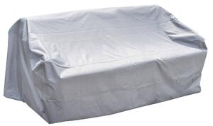 Telo Copertura per Divano 2 Posti da Giardino 160x80x60 cm in Poliestere Grigio