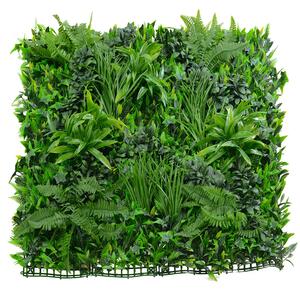 Parete Verde Verticale Artificiale 100x100 cm Giungla