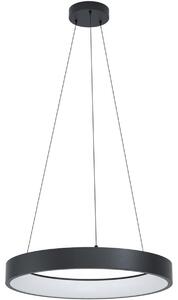 Crosslink MARGHERA-C lampada a sospensione nera H:110cm Ø:60cm dimmerabile 2700-6500K con funzione Connect regolabile in altezza
