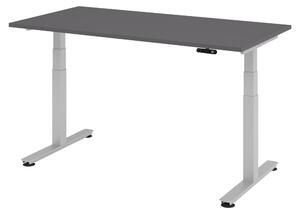 Scrivania elettrica bümö XDSM - Struttura: argento, dimensioni: 160 x 80 cm, decorazione: grafite