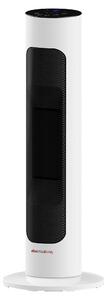 Ventilatore riscaldante da pavimento, 2000 W, con telecomando e display, colore bianco