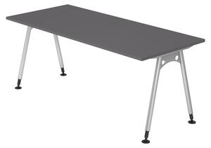Bümö Scrivania Serie A - Decorazione: grafite, dimensioni: 180 x 80 cm