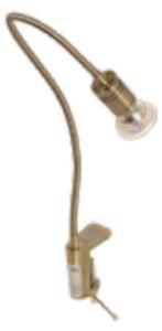 Abat-jour morsetto classica illuminando frida mor gu10 led metallo orientabile - Illuminando