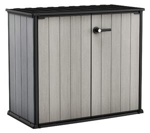 Armadio Porta Attrezzi da Giardino 139,5x120x77 cm in Resina Keter Patio Store Grigio