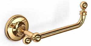 Portarotolo di carta igienica British Dimensioni 19,5x8,5xh8,00 cm Stile Inglese Classico primo Novecento finitura oro