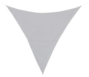 Tenda Vela Ombreggiante Triangolare 3,6x3,6x3,6m in Poliestere Grigio