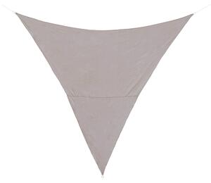 Tenda Vela Ombreggiante Triangolare 3,6x3,6x3,6m in Poliestere Tortora