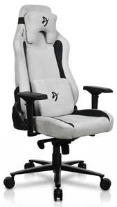 Sedia da gaming Vernazza, tessuto super morbido, grigio chiaro, taglia L