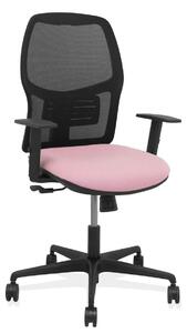 Sedia da ufficio Alfera, disponibile in più colori, modello standard, realizzata in plastica, con base in Nylon