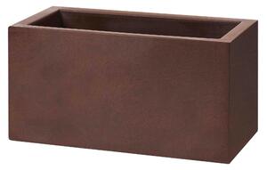 Vaso 80x40x40 cm in Resina Schio Cassa Maxi Bronzo