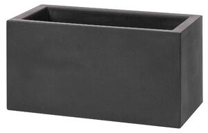 Vaso 80x40x40 cm in Resina Schio Cassa Maxi Antracite