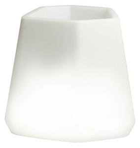Vaso Luminoso da Giardino a LED 56x49x43 cm in Resina 5W Magnolia Bianco Caldo