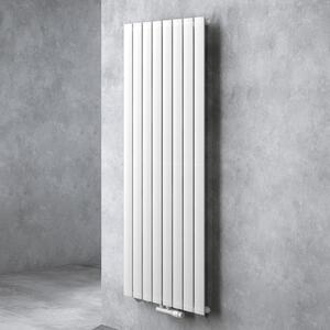Doporro Radiatore Verticale da Bagno 160x61cm, Radiatore a Pannello Termoarredo da Parete e Pavimento in Acciaio, Bianco