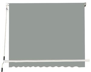 Tenda da Sole a Caduta con Bracci 245x245 cm Grigio