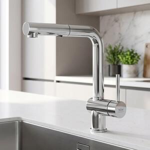 Miscelatore da cucina Kronenbach AQA Cube 2.0 con doccetta estraibile