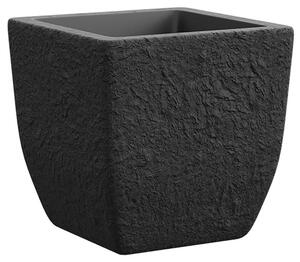 Vaso 41,3x41,3x40,4 cm in Polietilene Lithos 40 Ardesia