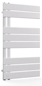 Radiatore da bagno da 320W, in acciaio, da montare a parete, dimensioni 45x80 cm, colore bianco