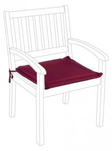 Cuscino Poly180 Bordeaux per Poltrona in Tessuto per Esterno