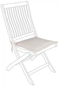 Cuscino Poly Spun Naturale Seduta Quadrata in Tessuto per Esterno