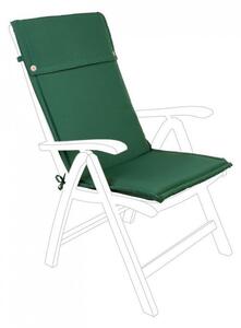 Cuscino Poly180 Verde Scuro Schienale Alto in Tessuto per Esterno