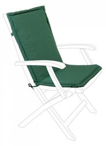 Cuscino Poly180 Verde Scuro Schienale Medio in Tessuto per Esterno