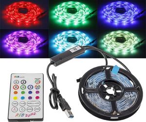 Set di strisce LED RGB da 3,5 m + MiniController cambio colore IR-FB