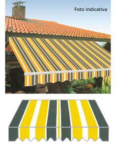 Tenda da Sole con Bracci Retrattili 3x2,5m Tessuto in Poliestere Disegno P3002