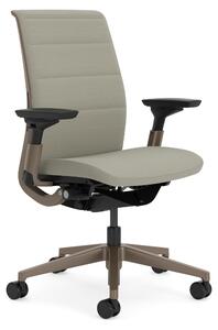 Sedia da ufficio ergonomica con supporto lombare e braccioli, modello "Truffel"