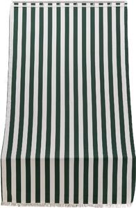 Tenda da Sole per Sormonto 140x250 cm in Poliestere con Anelli Ranieri a Strisce Verdi