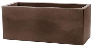 Vaso 60x25x25cm in Resina Tulli Schio Cassa Essential 60 Bronzo