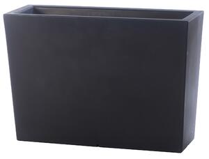 Vaso 100x36x70cm in Resina Tulli Schio Cassa Alta Essential 100 Antracite