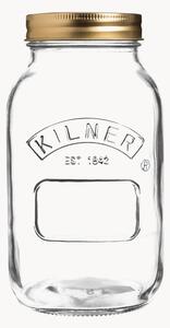 Set di 4 barattoli con coperchio a vite Kilner