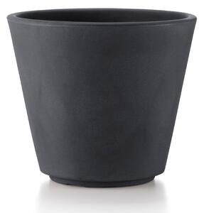 Vaso Ø33x28cm in Resina Tulli Ribeira Essential 35 Antracite